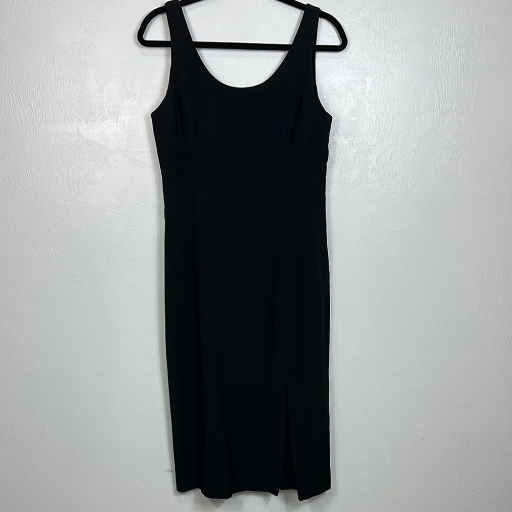 Rimini Vintage Sleeveless Sheath Knee Length Dress In Black Size 10